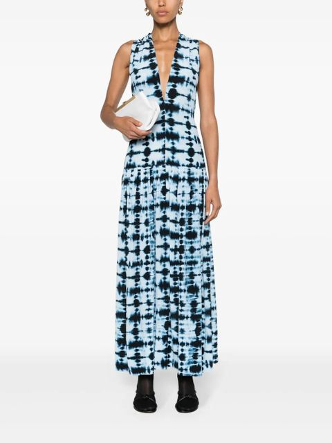 Proenza Schouler Simone tie-dye midi dress - Blue - zdjęcie produktu nr 2