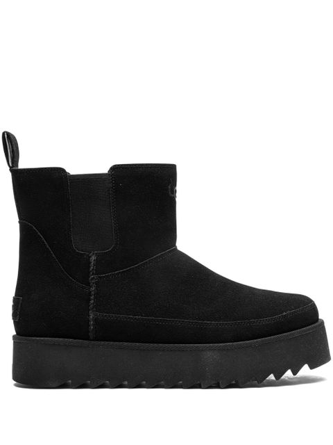 UGG Chelsea Platform Mini "Black Suede" boots - zdjęcie produktu nr 1