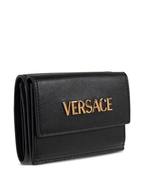 Versace logo-lettering wallet - Black - zdjęcie produktu nr 1