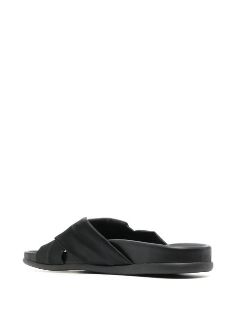 Ancient Greek Sandals Whitney open-toe slides - Black