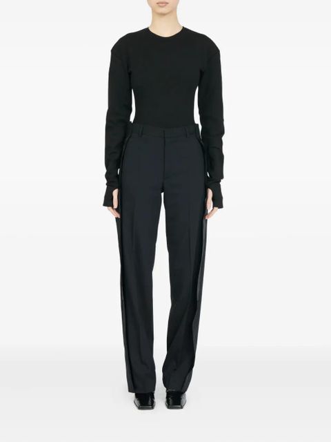 MM6 Maison Margiela wool trousers - Black