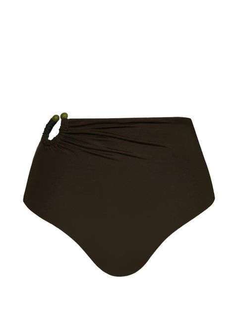 Johanna Ortiz Taita ring-detail bikini bottom - Green
