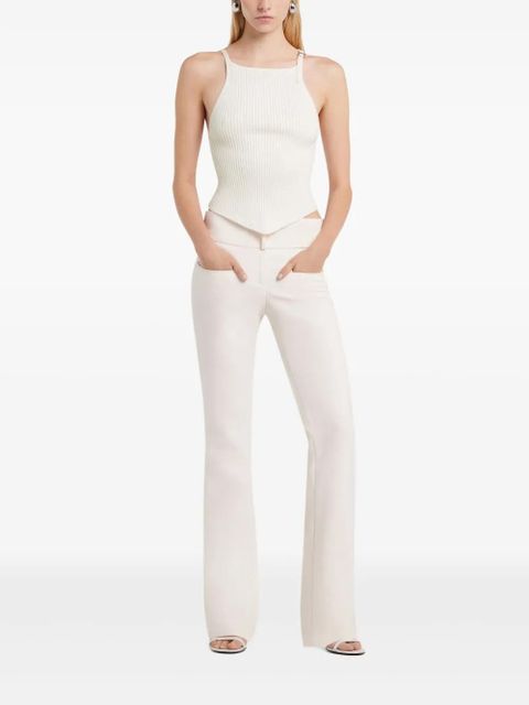 Courrèges pointy tank top - White - zdjęcie produktu nr 2