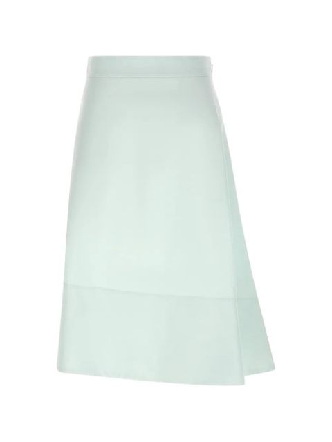Jil Sander asymmetric flared midi skirt - Blue - zdjęcie produktu nr 1