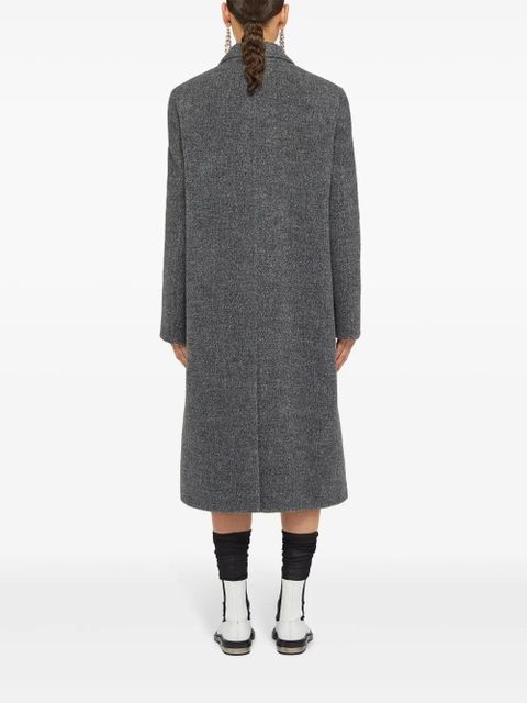 Jil Sander notched-lapel tailored coat - Grey