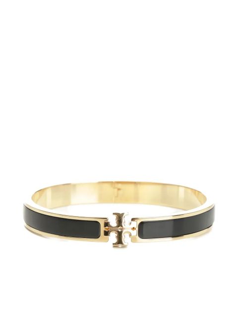 Tory Burch Kira enamel-detail bracelet - Black - zdjęcie produktu nr 1
