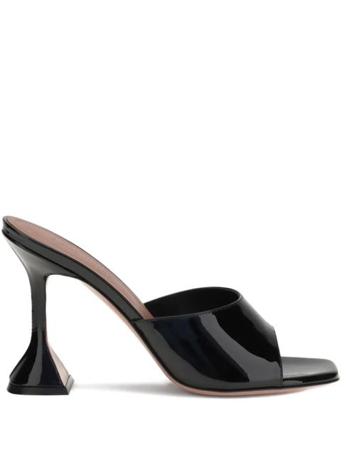 Amina Muaddi 95mm Lupita open-toe sandals - Black - zdjęcie produktu nr 1