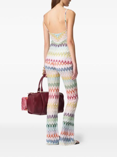 Missoni zig-zag trousers - White