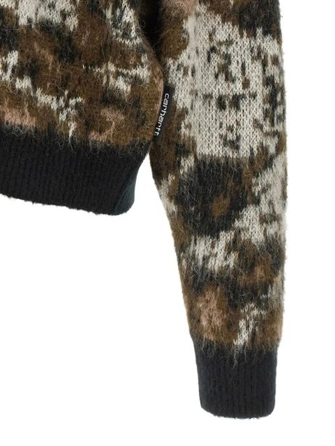 Carhartt WIP Merlin jacquard buttoned cardigan - Brown