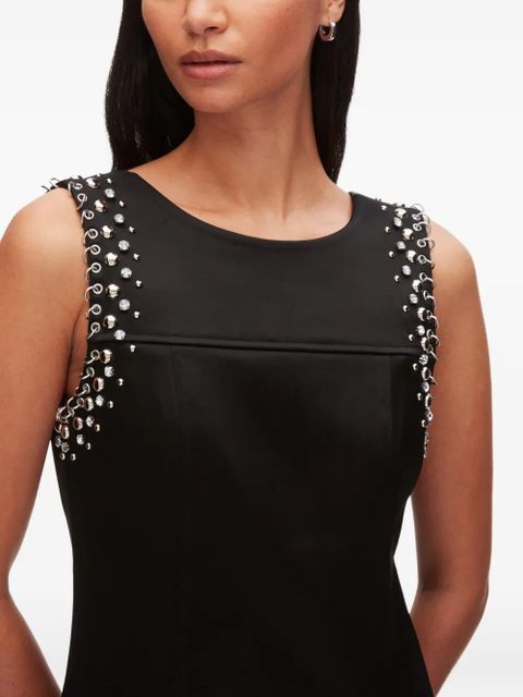 3.1 Phillip Lim embellished sleeveless midi dress - Black