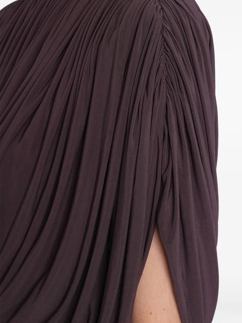 Magda Butrym Ruched slit top - Purple