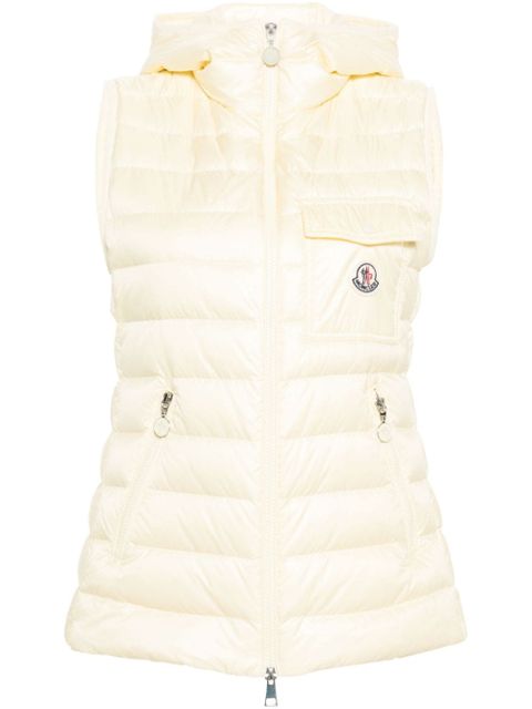 Moncler Glygos hooded puffer gilet - Yellow - zdjęcie produktu nr 1