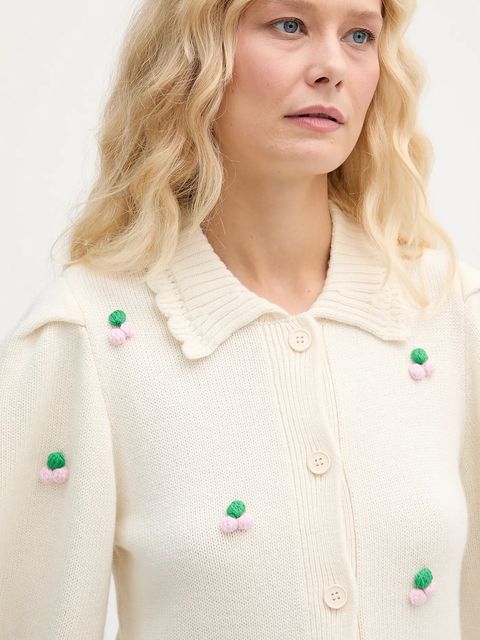 Stine Goya kardigan z dodatkiem wełny