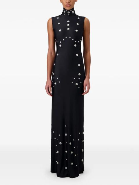 Coperni snap embellishment dress - Black - zdjęcie produktu nr 2