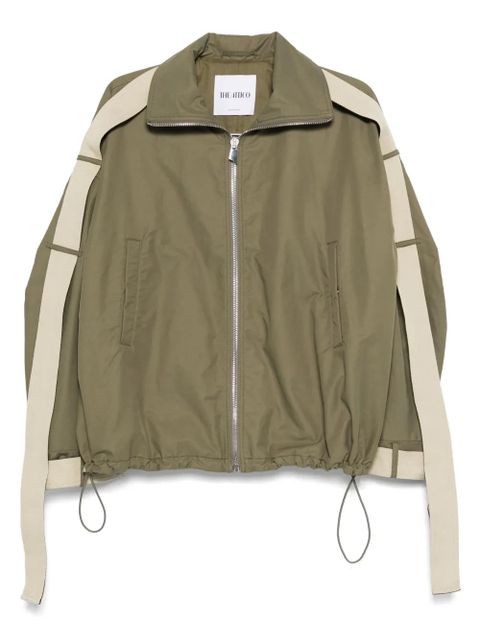 The Attico string-detail bomber jacket - Green - zdjęcie produktu nr 1