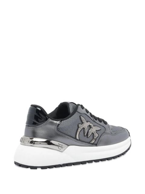 PINKO logo-detail chunky-sole sneakers - Grey