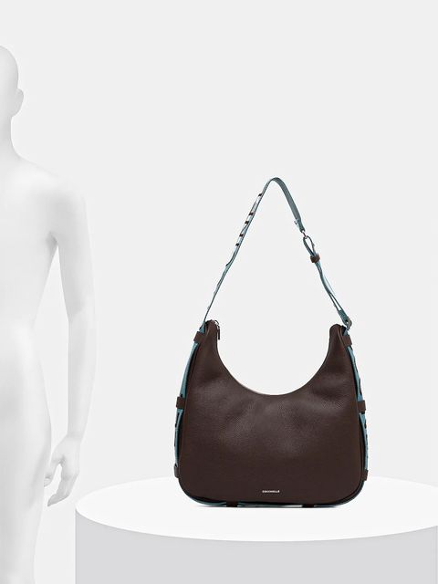 Coccinelle torebka skórzana RAQUEL kolor brązowy E1.SQ0.13.01.01