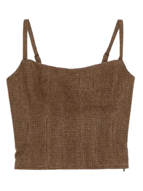 Reformation Hattie top - Brown - zdjęcie produktu nr 1