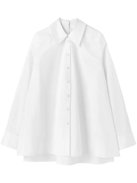 Jil Sander oversized cotton shirt - White - zdjęcie produktu nr 1