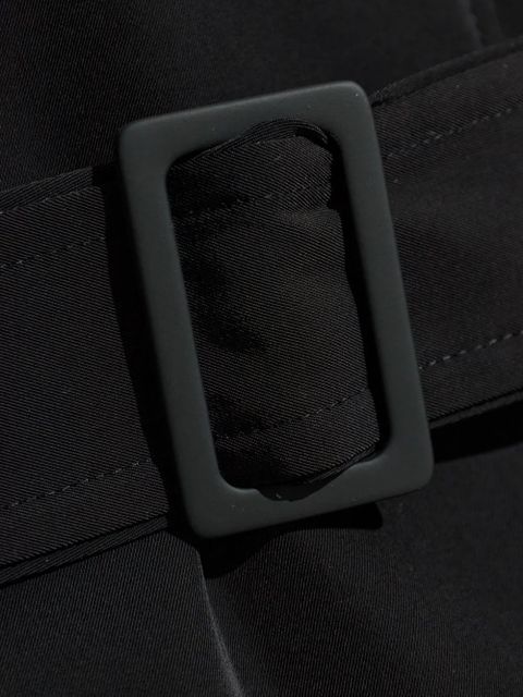 Diesel G-Ale double-breasted belted coat - Black