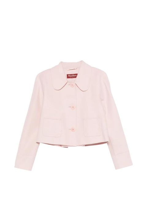 Max Mara collared patch-pocket jacket - Pink - zdjęcie produktu nr 1