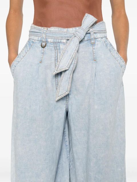 ZIMMERMANN wide-leg cotton jeans - Blue