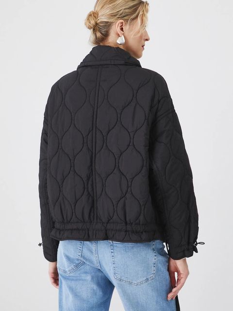 Medicine kurtka damska kolor czarny przejściowa oversize - zdjęcie produktu nr 2