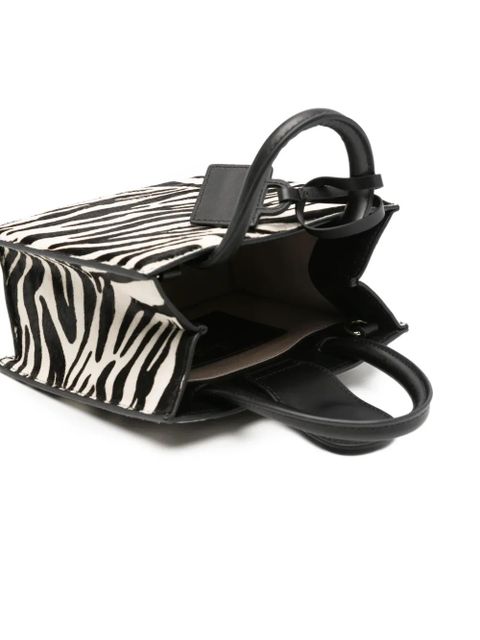MC2 Saint Barth zebra-print mini bag - Black