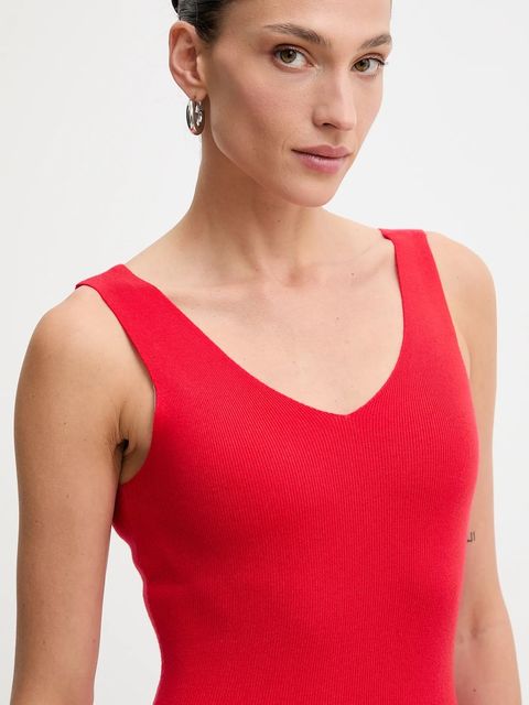 Answear.LAB sukienka i sweter damski kolor czerwony