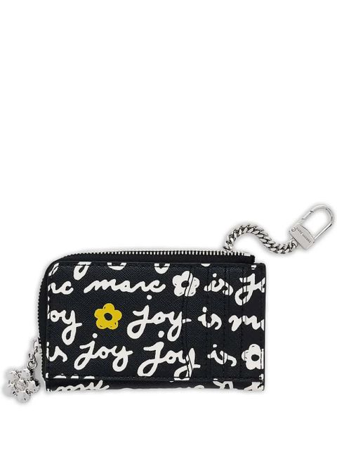Marc Jacobs The Joy floral-print zip-top wallet - Black - zdjęcie produktu nr 2