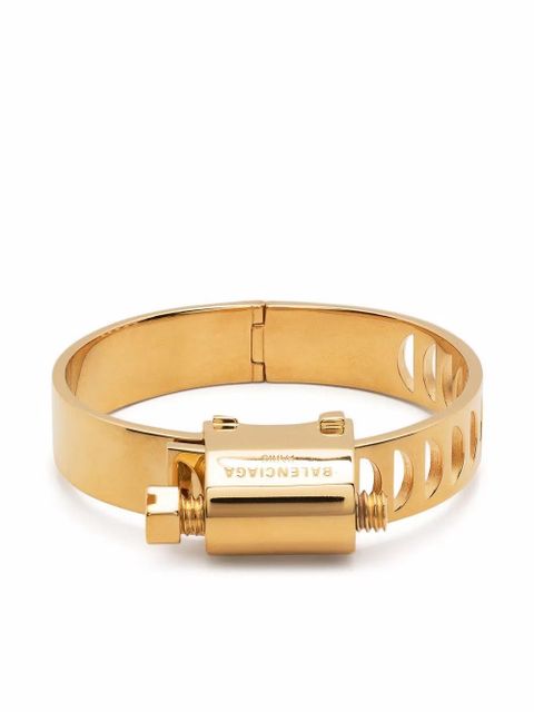 BALENCIAGA Tool cut-out bracelet - Gold