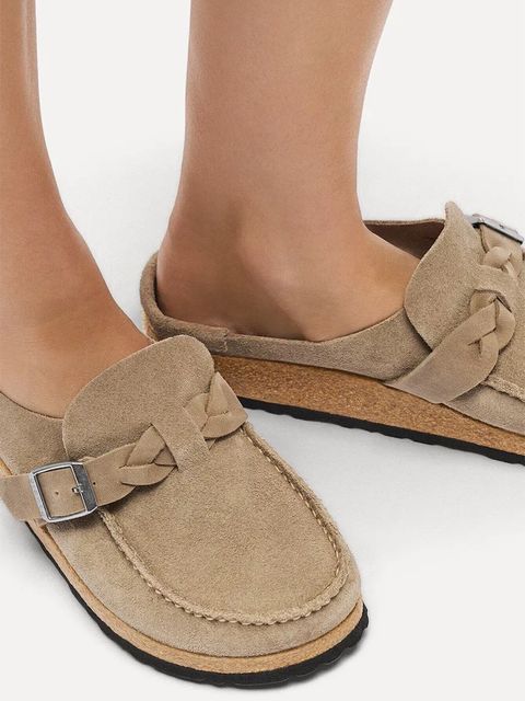 Birkenstock klapki skórzane Buckley