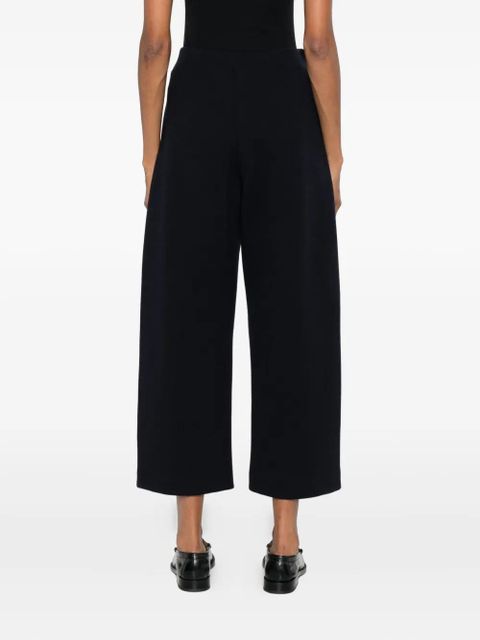 Max Mara cropped high-waisted trousers - Black