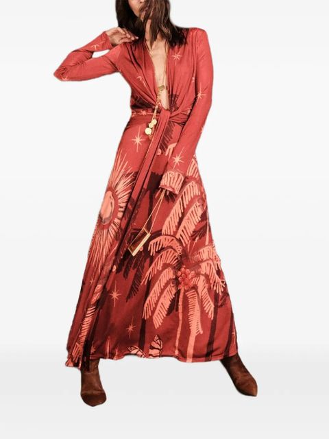 Johanna Ortiz Coral Marino maxi dress - Red