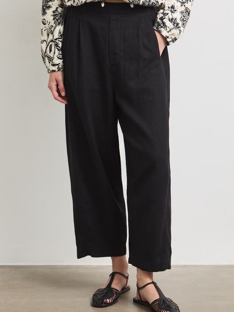 Medicine spodnie slouchy damskie z lnem - zdjęcie produktu nr 1