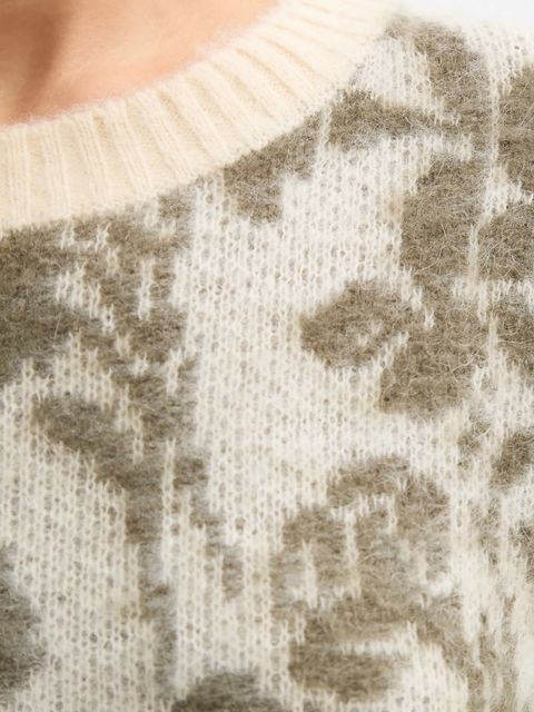 United Colors of Benetton sweter z dodatkiem moheru damski kolor beżowy 1VAAE10F3