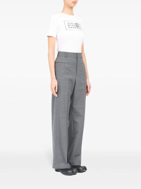 MM6 Maison Margiela single-stitch tailored trousers - Grey