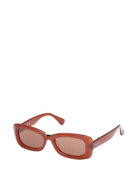 Max Mara Eyewear rectangle-frame sunglasses - Orange - zdjęcie produktu nr 2