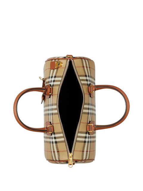 Burberry Check Medium bowling bag - Brown - zdjęcie produktu nr 2