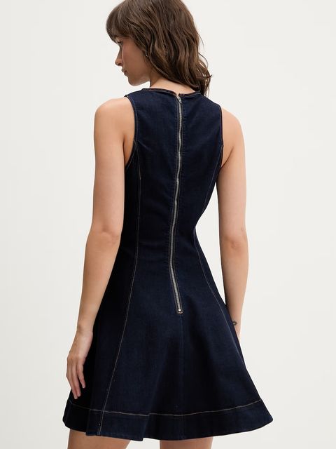 Bardot sukienka jeansowa