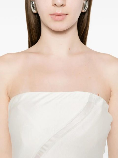 ENTIRE STUDIOS ribbon bandeau dress - White