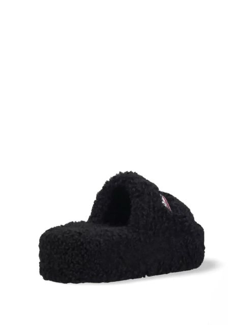 Balenciaga logo-detail sandals - Black