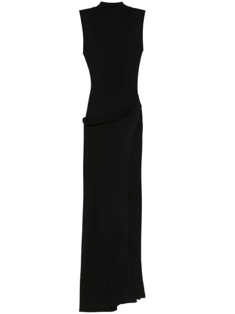 Aya Muse attached-scarf midi dress - Black - zdjęcie produktu nr 1