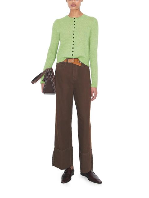 Tory Burch cashmere silk cardigan - Green