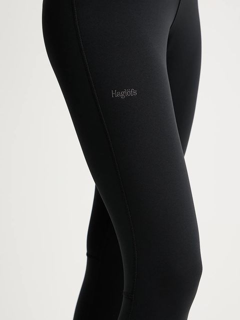 Haglöfs legginsy sportowe Rosson damskie kolor czarny gładkie 607785