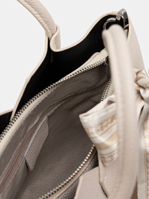 Answear.LAB torebka skórzana kolor beżowy