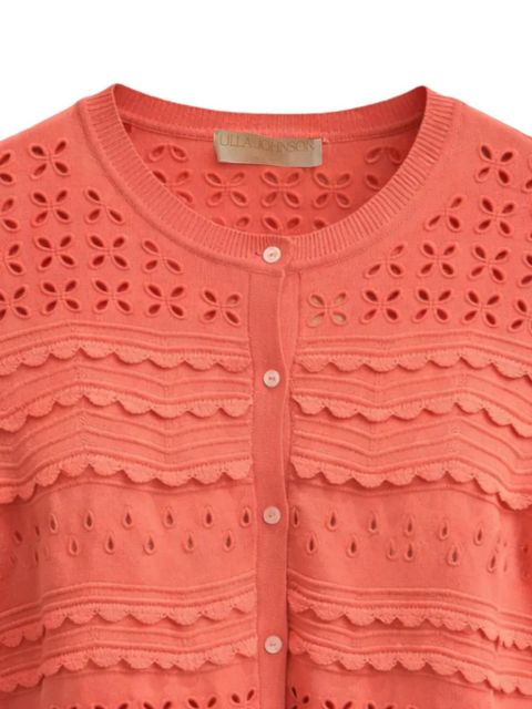 Ulla Johnson eyelet knit cardigan - Orange - zdjęcie produktu nr 2