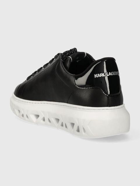 Karl Lagerfeld sneakersy skórzane KAPRI KITE kolor czarny KL64530N - zdjęcie produktu nr 2