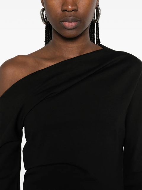 Róhe twisted jersey maxi dress - Black