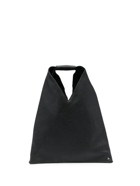 MM6 Maison Margiela Japanese leather tote bag - Black - zdjęcie produktu nr 1